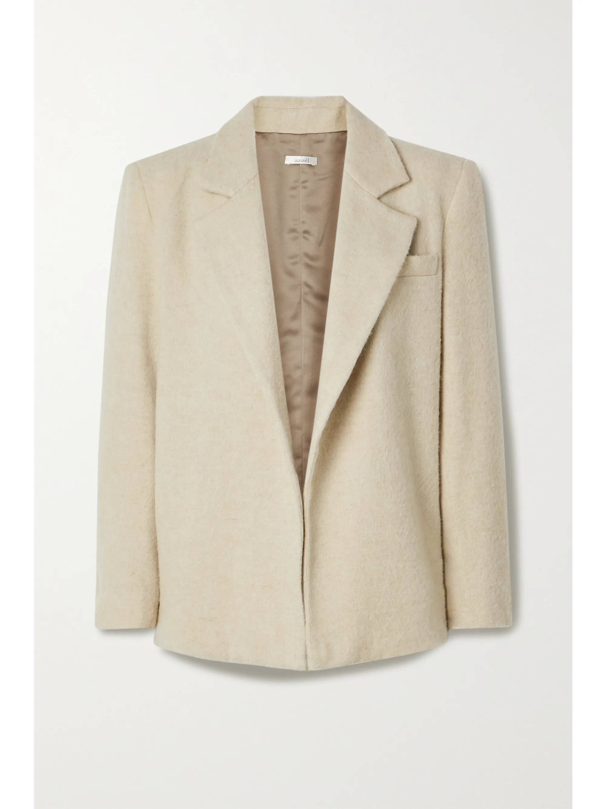 + NET SUSTAIN brushed wool-blend blazer | NET-A-PORTER (UK & EU)