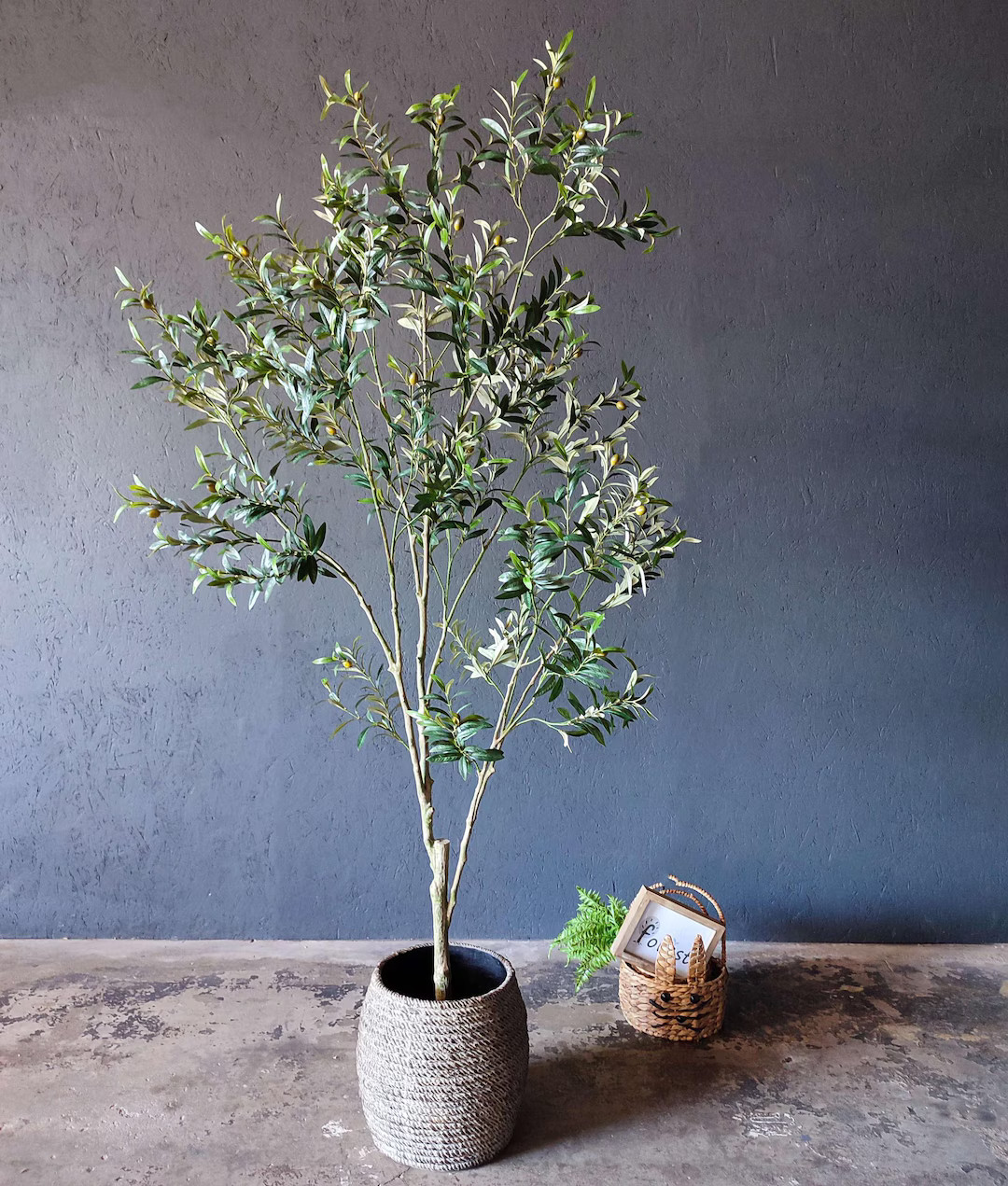 Lifelike Artificial Olive Tree, Home or Office Decor, 6ft or 7ft - Etsy | Etsy (US)