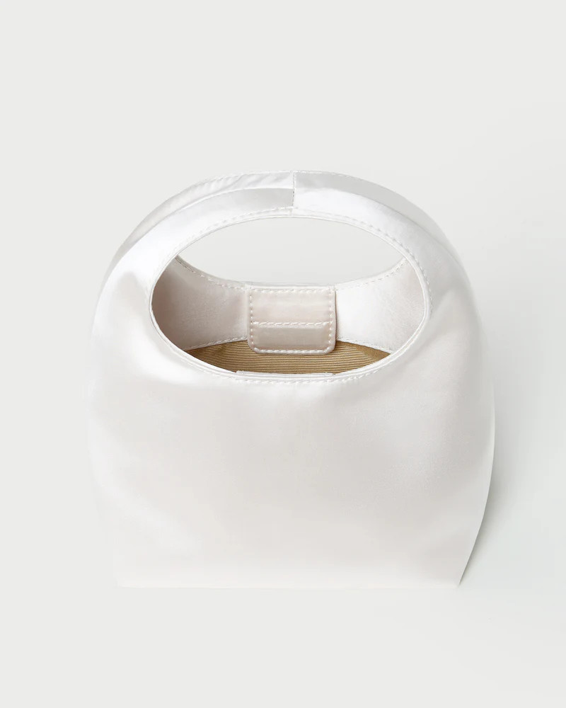 Kenzie Cream Satin Mini Bag | Loeffler Randall