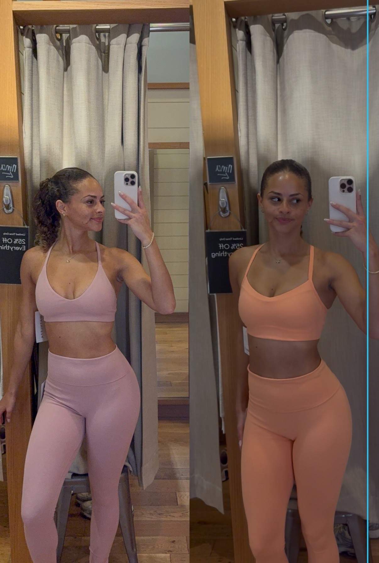 Pebble Pink💓 or Papaya Orange 🧡 Athleta Sets 

#LTKActive #LTKFindsUnder100