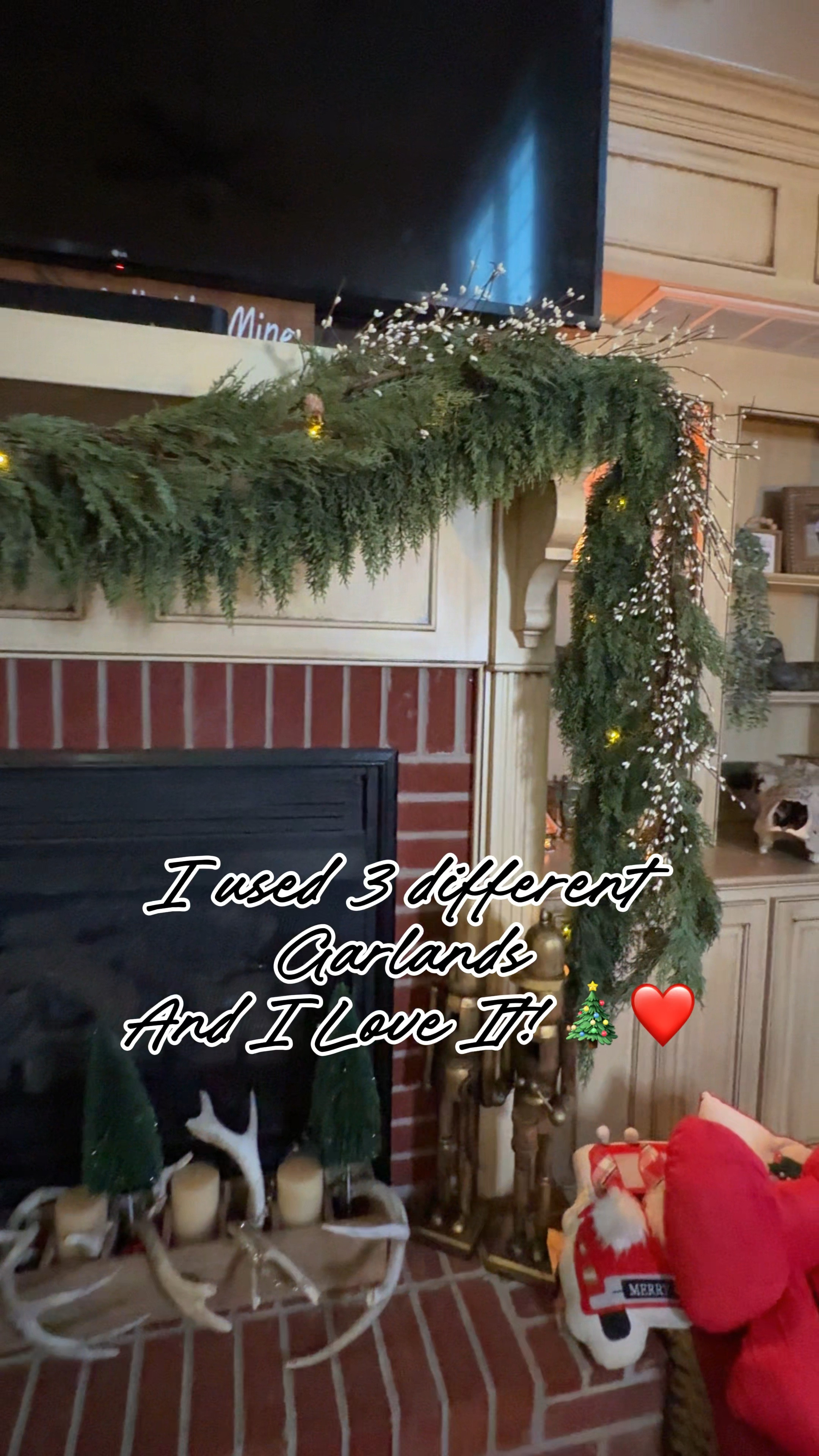 Mantel Decor 🎄 - If your garland looks flat… this will fix it 👇
My 3-garland combo for a full + realistic Christmas fireplace mantle!

Mantle garland hack • Christmas decorating tips • layered holiday garland | christmas home decor 

#LTKHoliday #LTKHome #LTKSeasonal