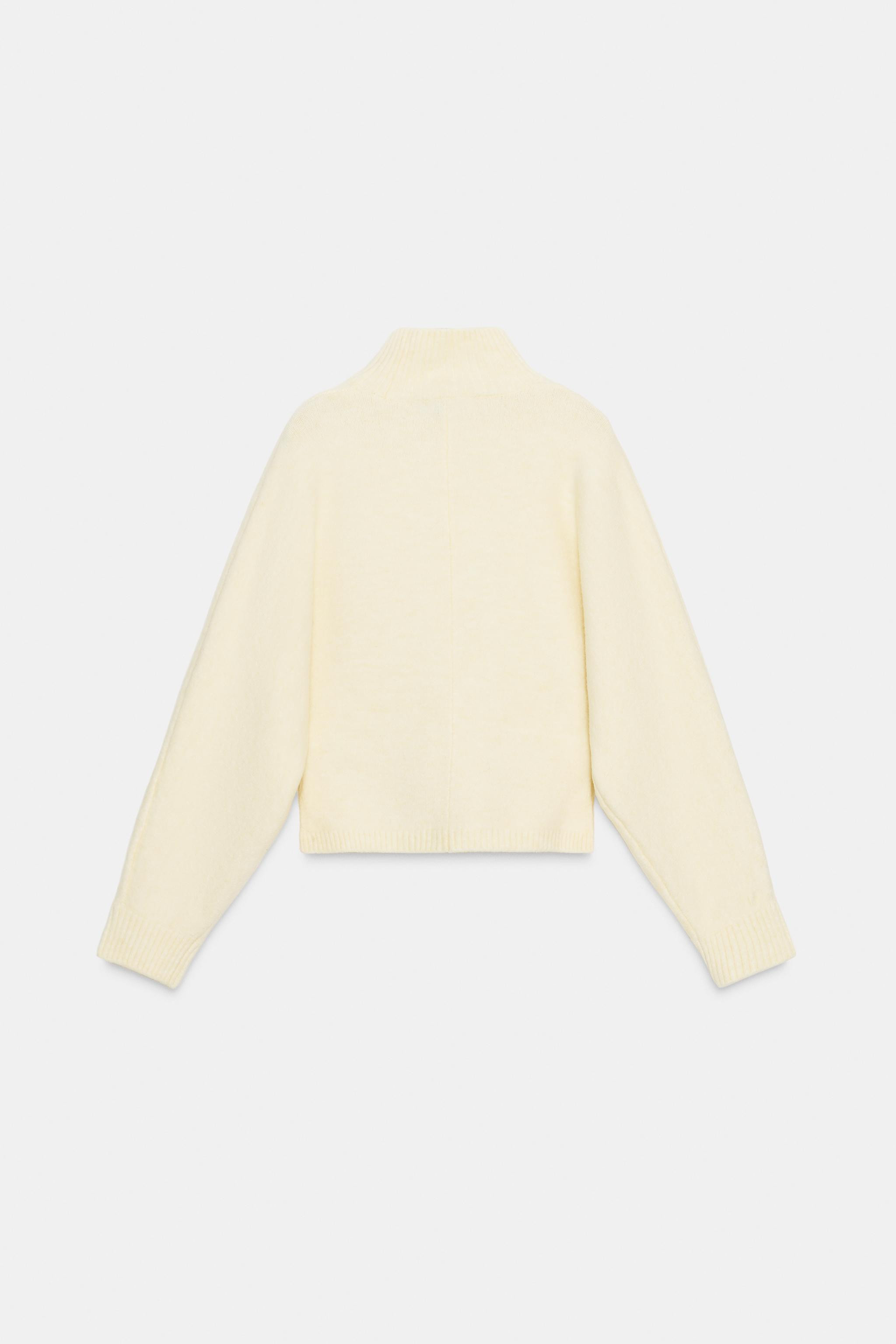 SOFT KNIT HIGH NECK JUMPER | Zara UK
