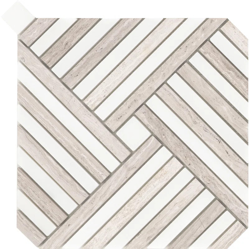 Alluro 9" x 9" Marble Marble Look Wall & Floor Tile | Wayfair North America