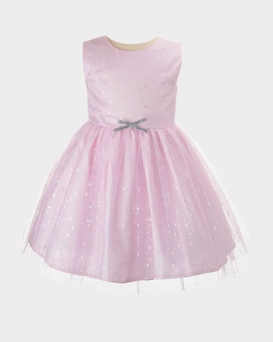 Rachel Riley Girl's Sparkle Star Tulle Dress, Size 2-14 | Neiman Marcus