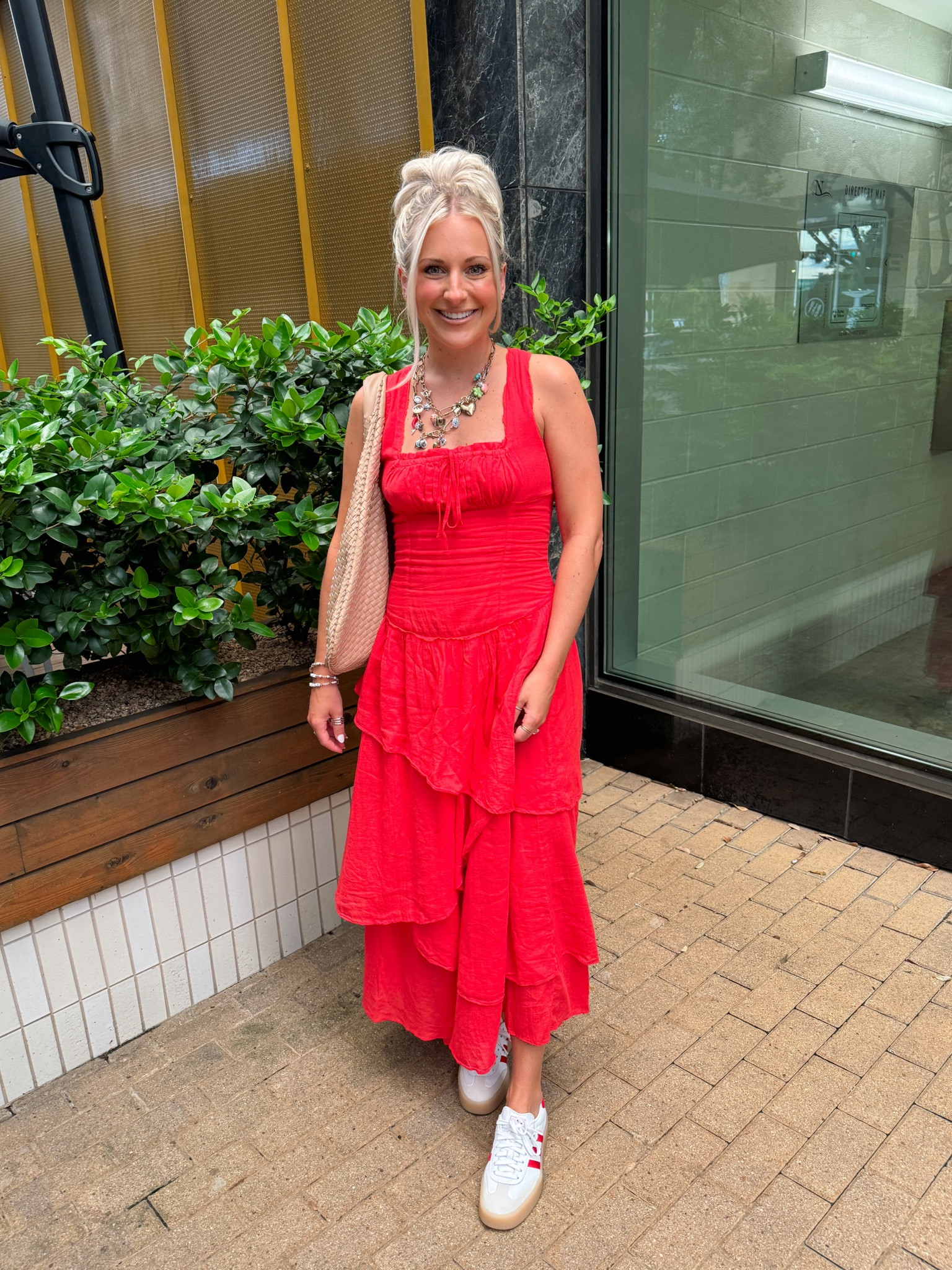 Dress: XS
Shoes: Size down .5 
Necklace: I got the GOLD version (looks like they only have silver left!)


#LTKSeasonal #LTKStyleTip