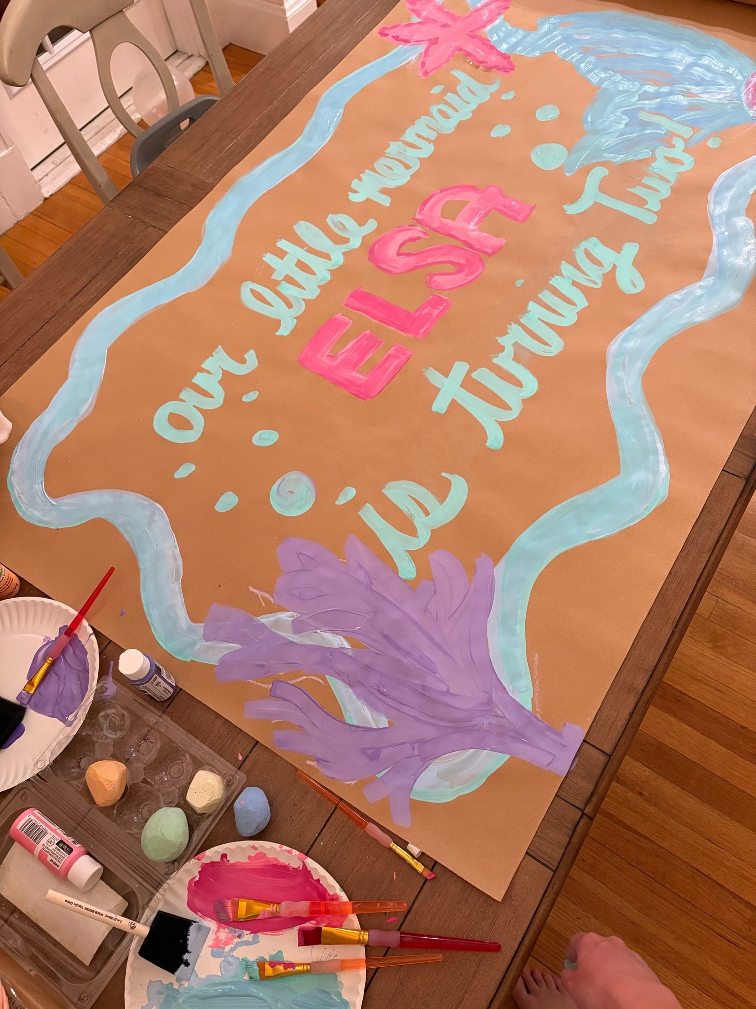 DIY Butcher Paper Birthday Banner!

#LTKmomlife