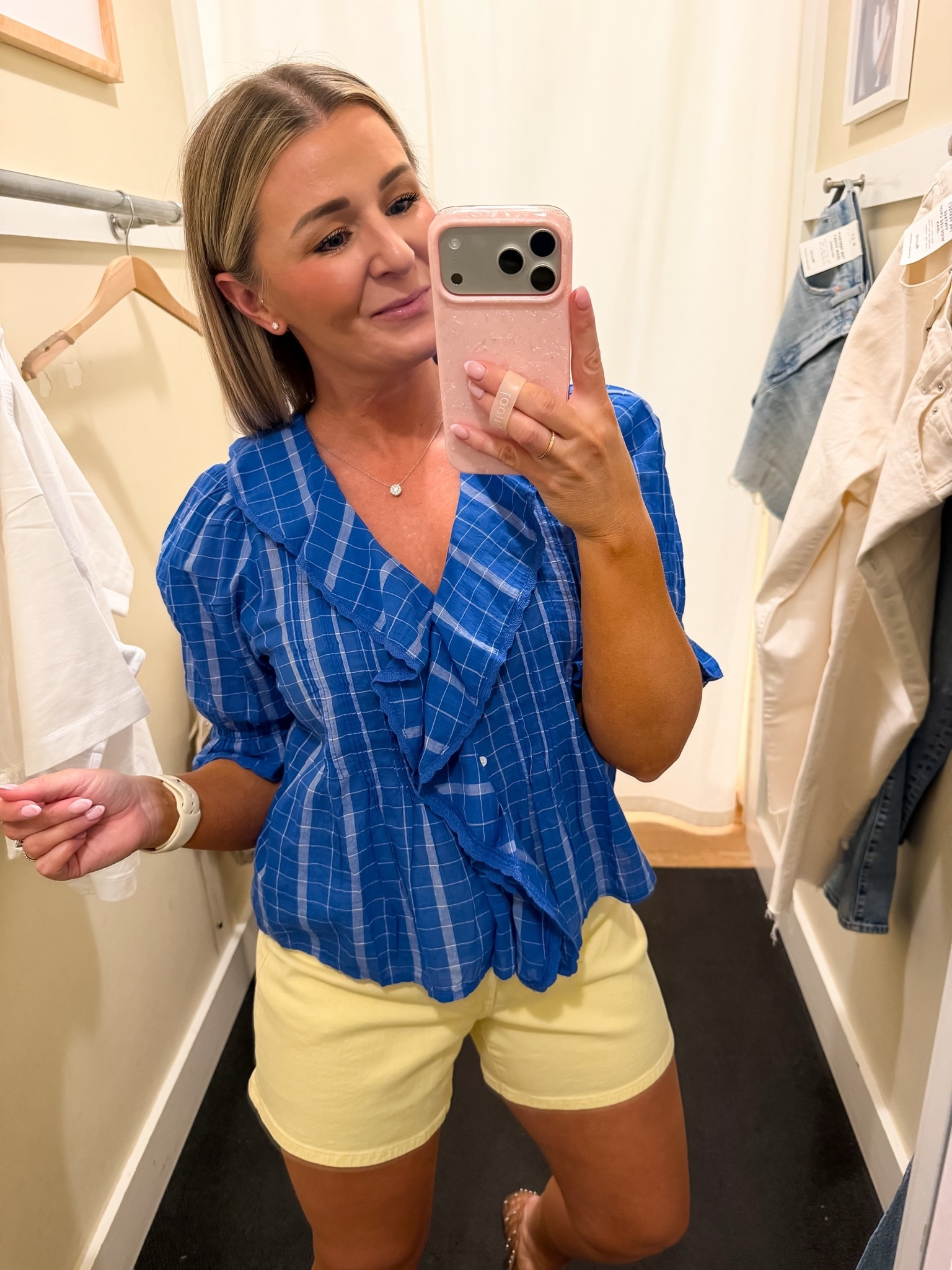 This blue color is gorgeous!! Wearing size small

#LTKxMadewell #LTKootd #LTKSaleAlert