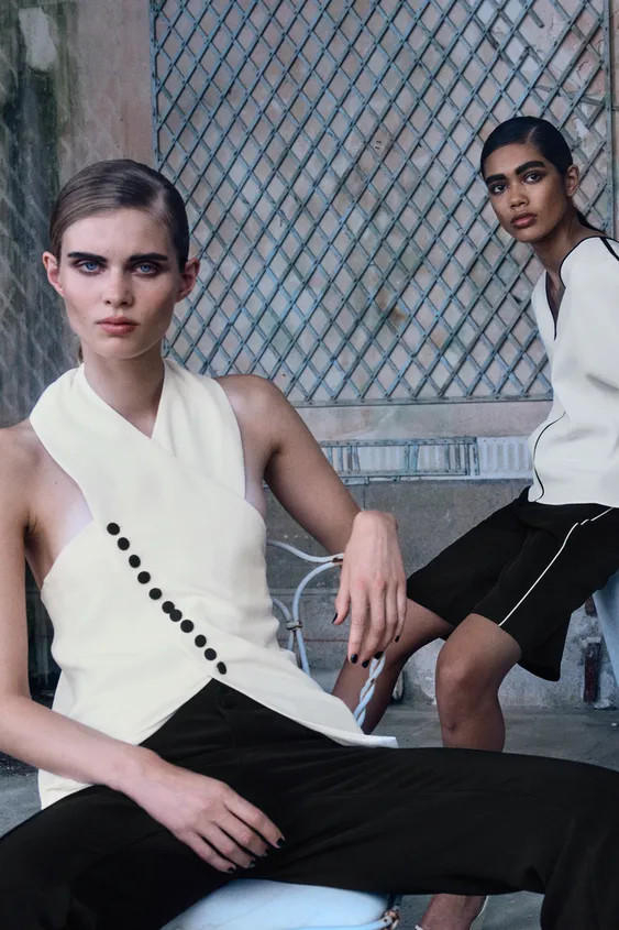 CROSSOVER HALTER VEST | Zara US