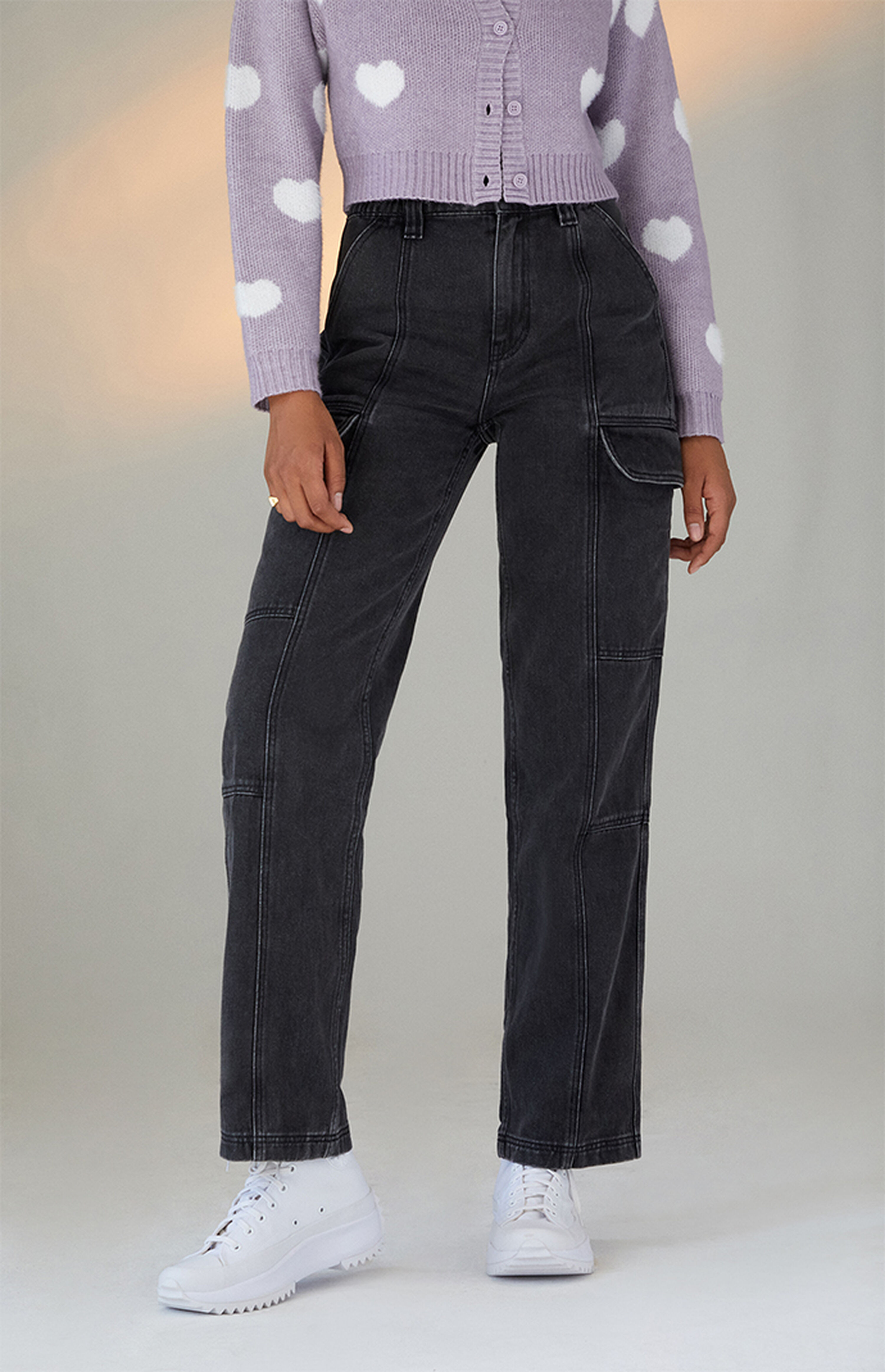 PacSun Black Utility Cargo Pants | PacSun | PacSun