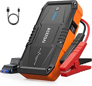 AstroAI S8 Car Battery Jump Starter, Car Jumper Starter Battery Pack for Up to 6.0L Gas & 3.0L Di... | Amazon (US)