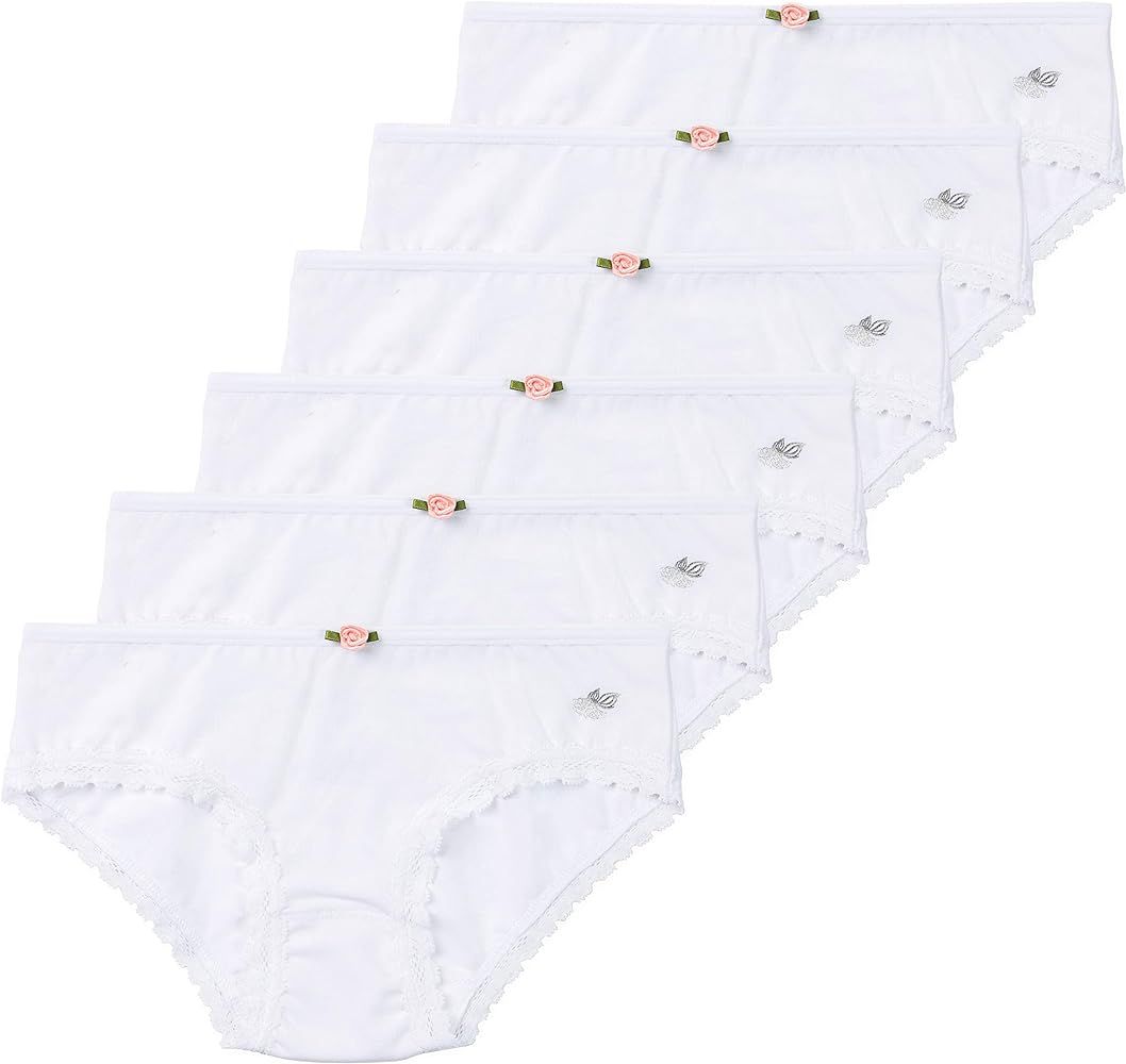 Lucky & Me | Ava Little Girls Bikini Underwear | Tagless | Soft Cotton Modal Spandex Blend | Colo... | Amazon (US)