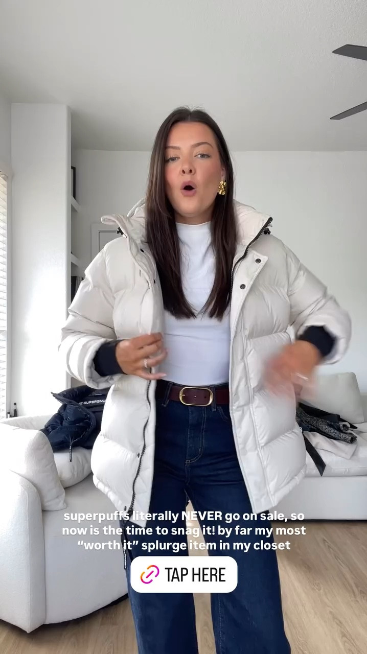 The original SuperPuff is my ultimate cold-weather hack to stay warm in the winter! This one coat (in matte pearl color) has by far out-lived and out-performed any other coat I’ve had over the past few years, and I’ve tried a lot of competitive ones! 

I’m wearing a size small, which is the same size I wear in everything else at Aritzia. These NEVER go on sale. In fact, when I got mine a few years ago, they were so hard to get because they were always out of stock! Get them while you can! I have a full cleaning tutorial on TikTok (in the washing machine) if you’re curious how to care for them! 

#LTKSaleAlert #LTKCyberWeek #LTKHoliday