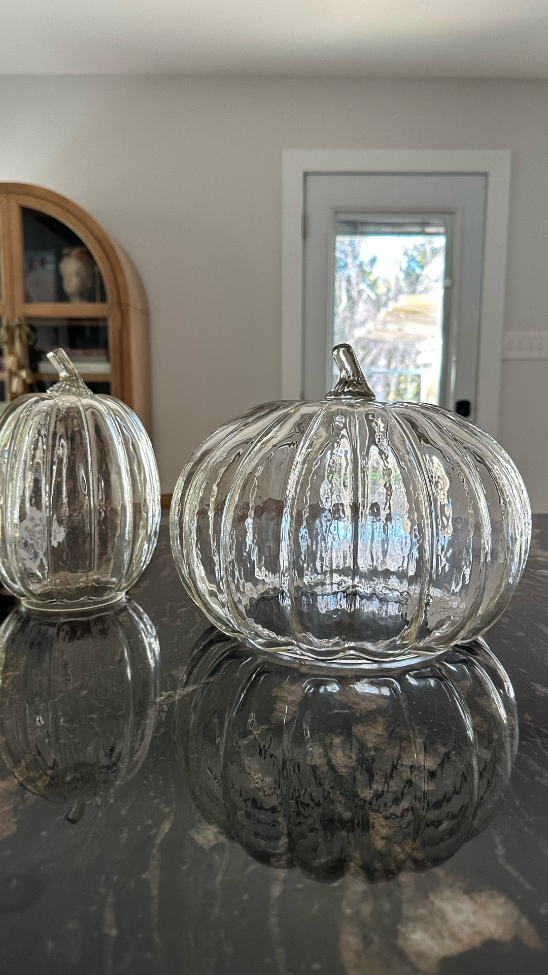 Target Threshold champagne glass pumpkins🎃 these are beautiful and the perfect neutral for any home style! Currently on sale 

Glass pumpkin, pumpkin decor, fall decor,  pumpkins, seasonal decor 

#LTKSaleAlert #LTKHome #LTKHalloween