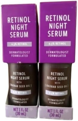 Retinol Night Serum - two pack, 1 Fl Oz (Pack of 2) | Amazon (US)