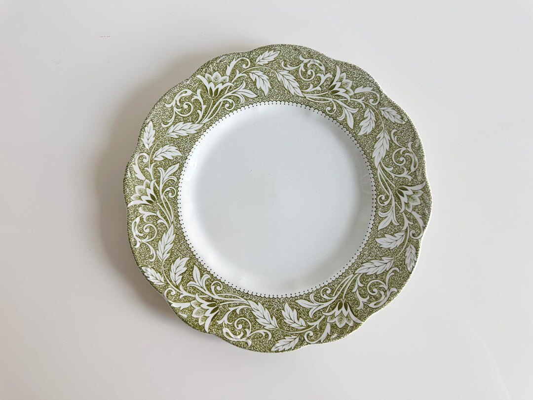 Renaissance Green Sterling Ironstone Dinnerware J & G Meakin Staffordshire England Vintage 1950s ... | Etsy (US)