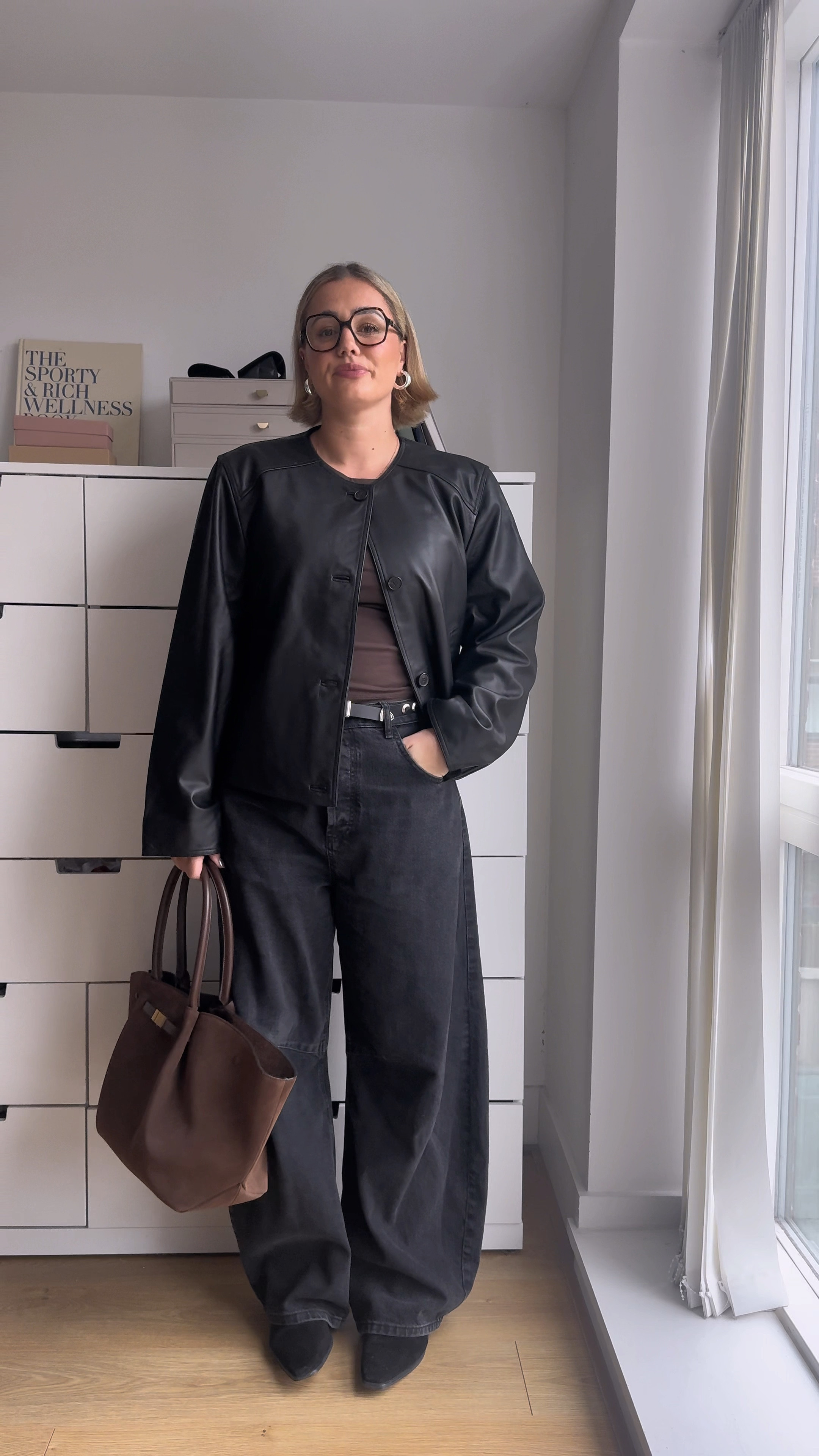 Wearing a large in the jacket and a U.K. 14 in the jeans for reference x

#LTKuk #LTKmidsize #LTKspring