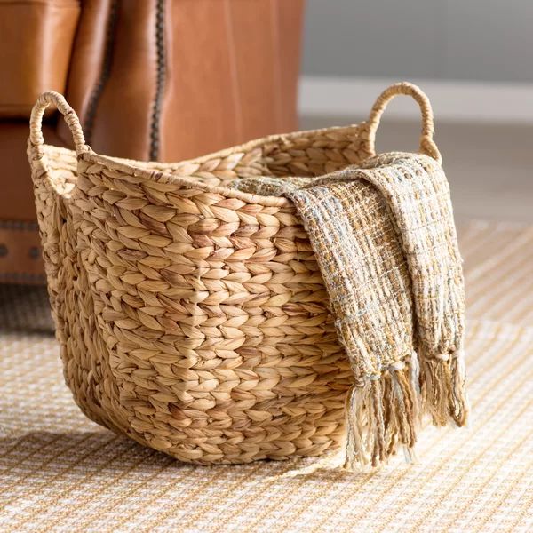 Water Hyacinth Wicker Basket | Wayfair North America