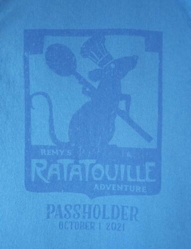 Disney Epcot Remy’s Ratatouille Adventure Passholder T-Shirt Size Medium  | eBay | eBay US