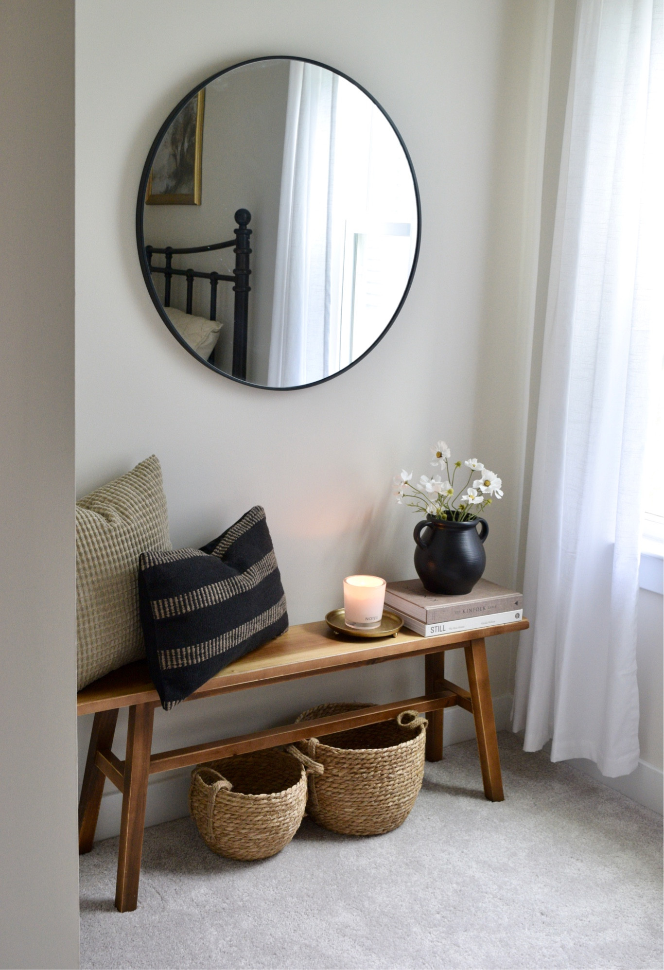 Hobby lobby wood bench 

#LTKhome #LTKsalealert #LTKstyletip