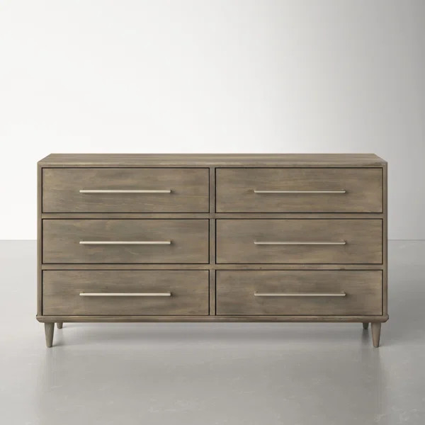 Jugraj 6 Drawer 64'' W Double Dresser | Wayfair North America