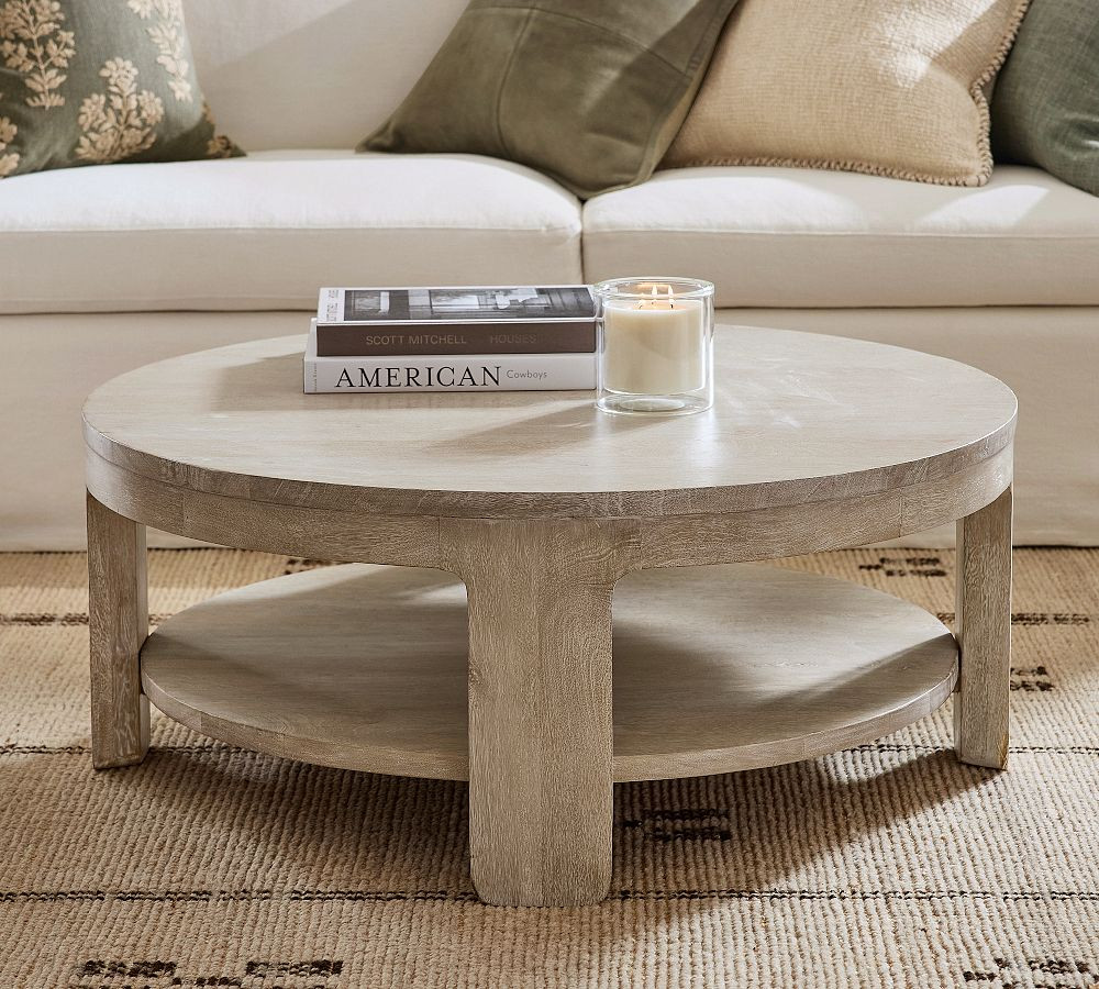 Aptos Round Coffee Table (40") | Pottery Barn (US)