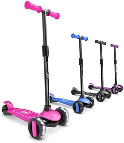 6KU Scooter for Kids Ages 3-5 with Flash Wheels , Kids Scooter 4 Adjustable Height, Toddler Scoot... | Amazon (US)
