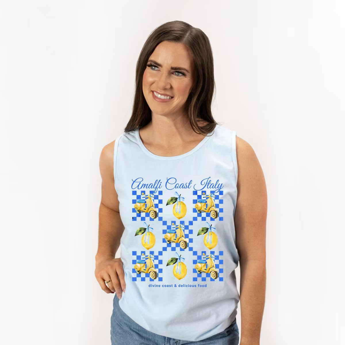 Simply Sage Market Amalfi Coast Italy Lemons Garment Dyed Tank Italy Vacation Outfits Summer Fall | Target