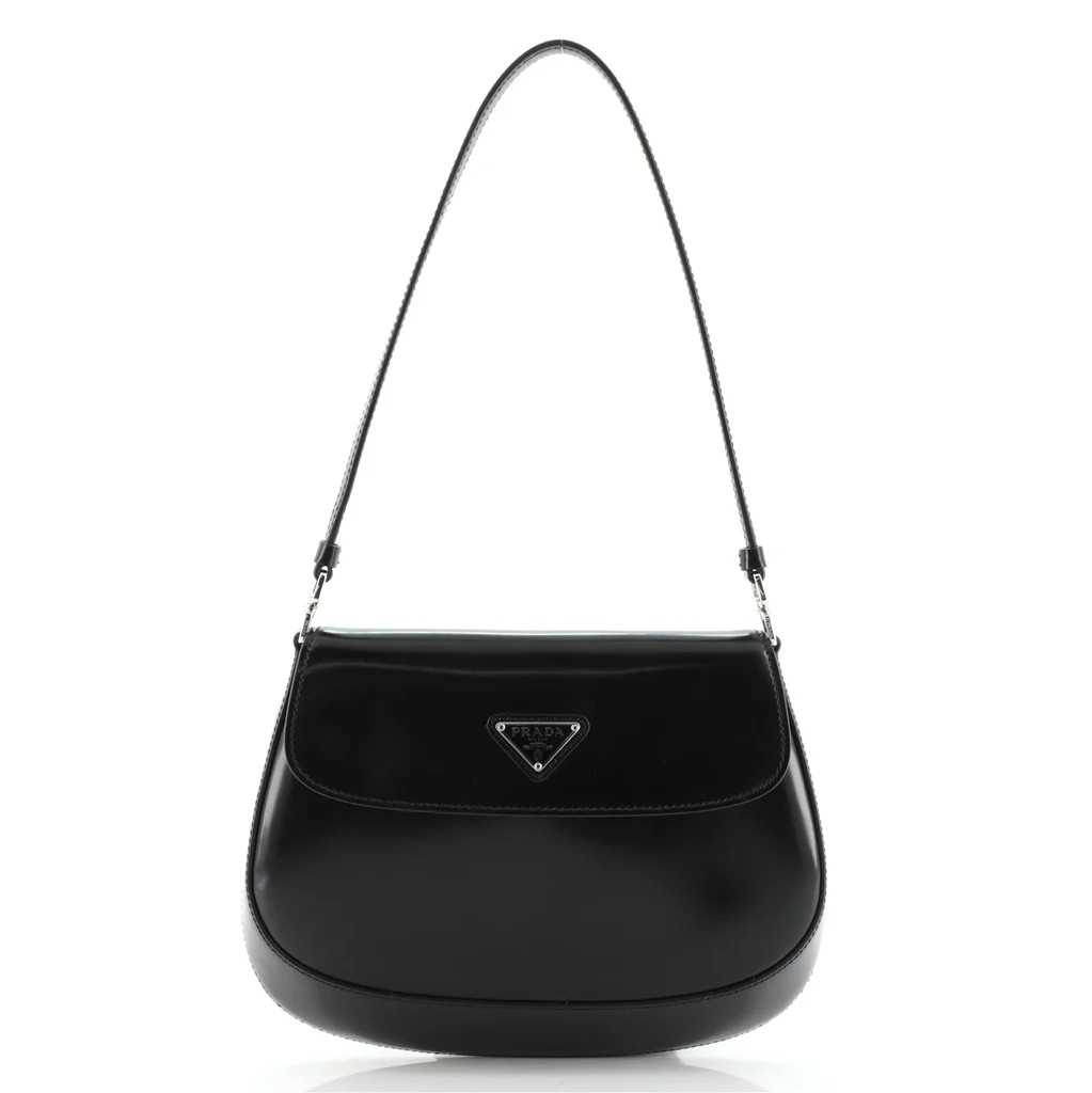 Cleo Flap Shoulder Bag Spazzolato Leather Small | Rebag