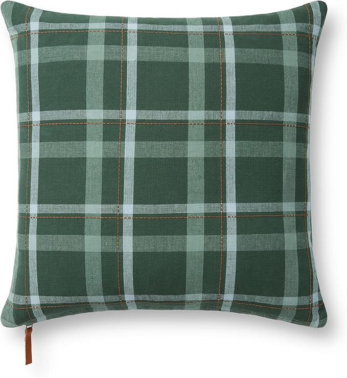 Chris Loves Julia x Loloi Ralph Collection PCJ0011 Green / Multi 18'' x 18'' Pillow | Amazon (US)