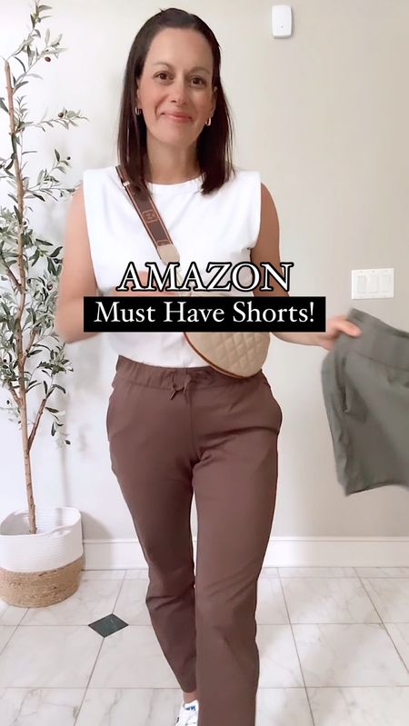 Viral amazon joggers in the shorts version! Run true to size - I’m wearing a small in both.  Perfect casual spring outfit for sports moms!

Petite and tall version of the pants are linked as well! 



#LTKfindsunder50 #LTKstyletip #LTKover40