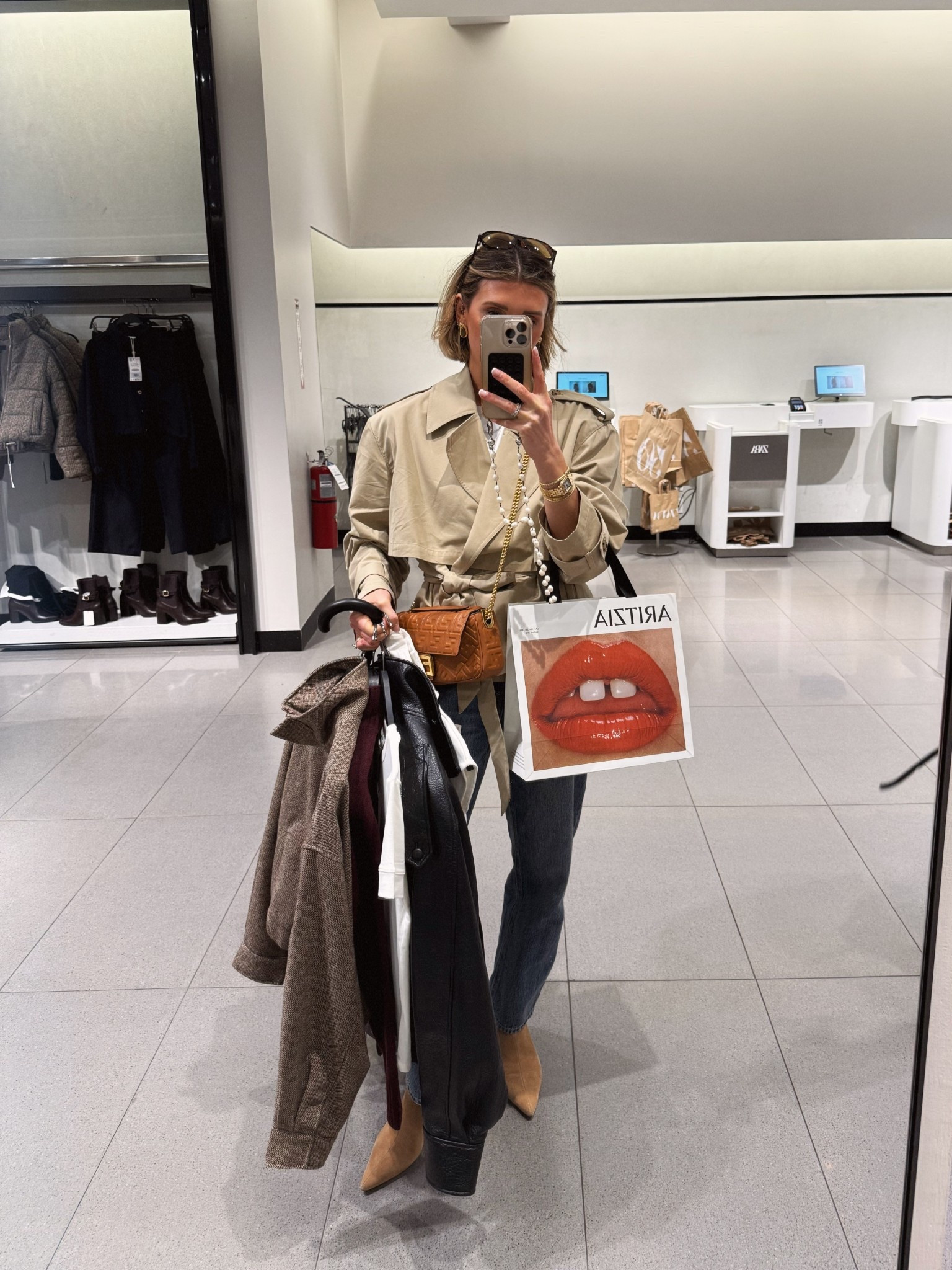 What I'm shopping at Zara in NYC. 