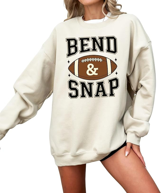 Bend and Snap Sweatshirt, Football Sweatshirt, Game Day Outfit, Funny Football, Legally Blonde Re... | Amazon (US)