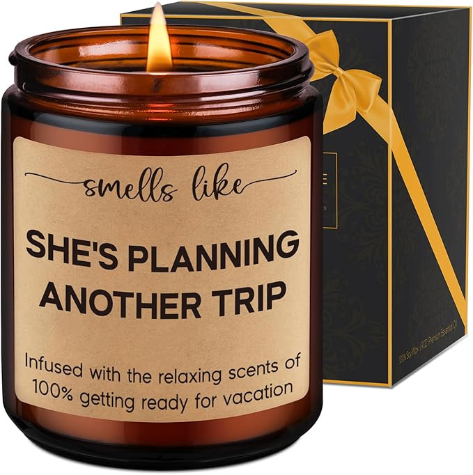 LEADO Candle, Travel Gifts for Women, Gifts for Travelers - Cool Ideas for People Who Travel, Gir... | Amazon (US)