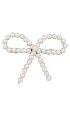 SHASHI Bow Barrette in Pearl from Revolve.com | Revolve Clothing (Global)