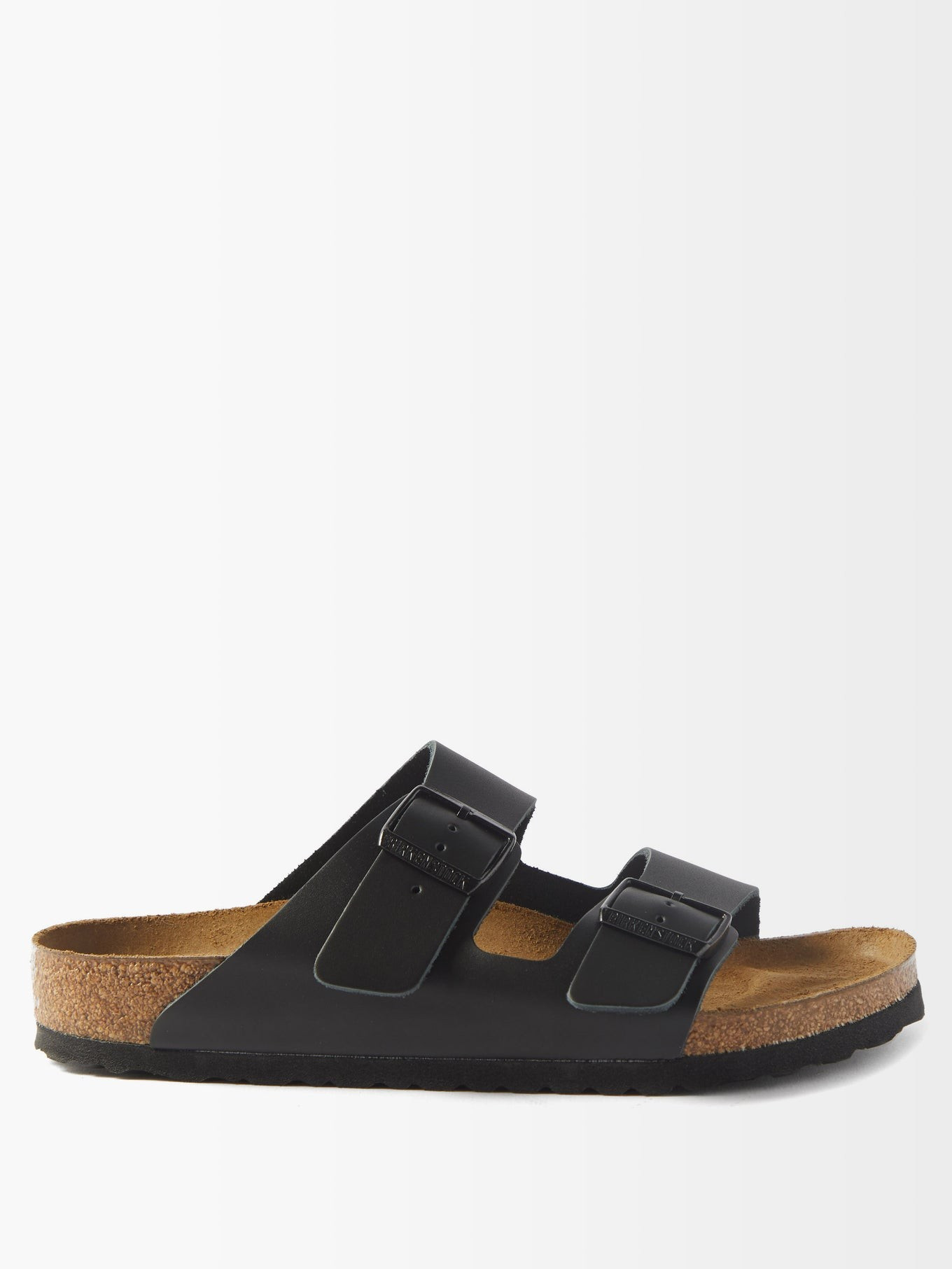 Arizona buckled leather slides | Birkenstock | Matches (UK)