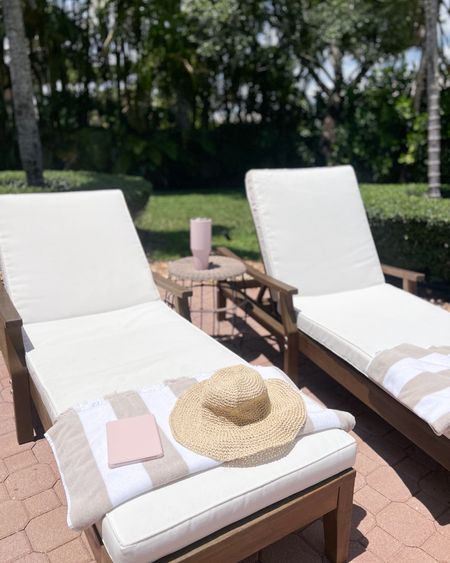 Pool season ☀️ these lounge chairs we got last year are still in such great shape. Highly recommend! 

Home Depot, woven hat, beach towels, kindle cover, hydrojug, summer finds, outdoor furniture, chaise, patio, backyard, fancythingsblog 

#LTKHome #LTKSwim #LTKSeasonal