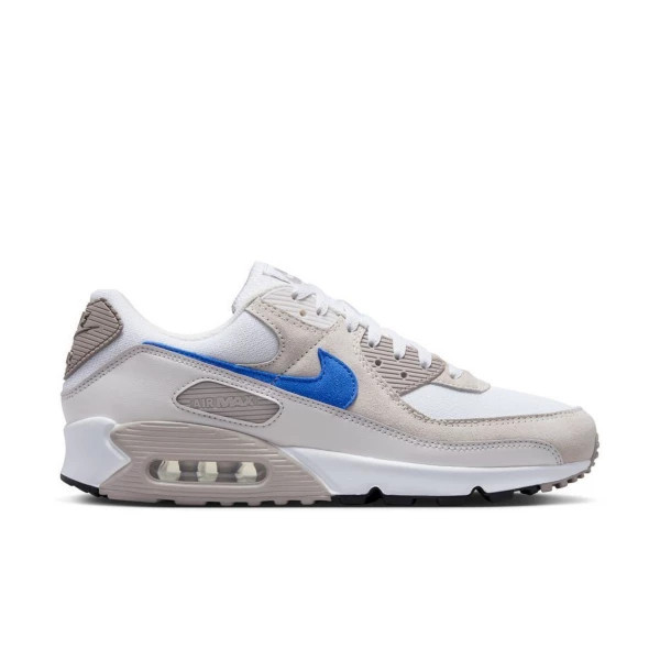 Men's Nike Air Max 90 Sneakers 9 Regular White/Racer Blue/College Grey | Scheels