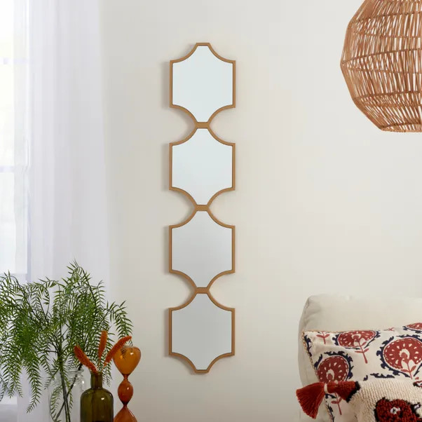 Moroccan Rectangle Panel Wall Mirror | Dunelm (migrated)