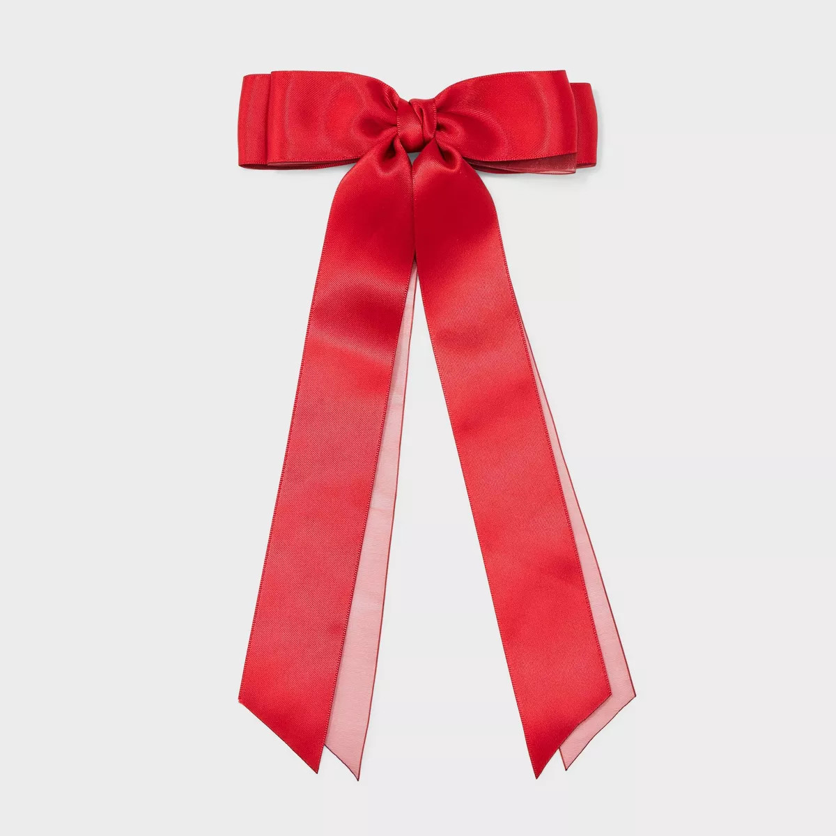 Satin Organza Bow Hair Barrette - A New Day™ | Target