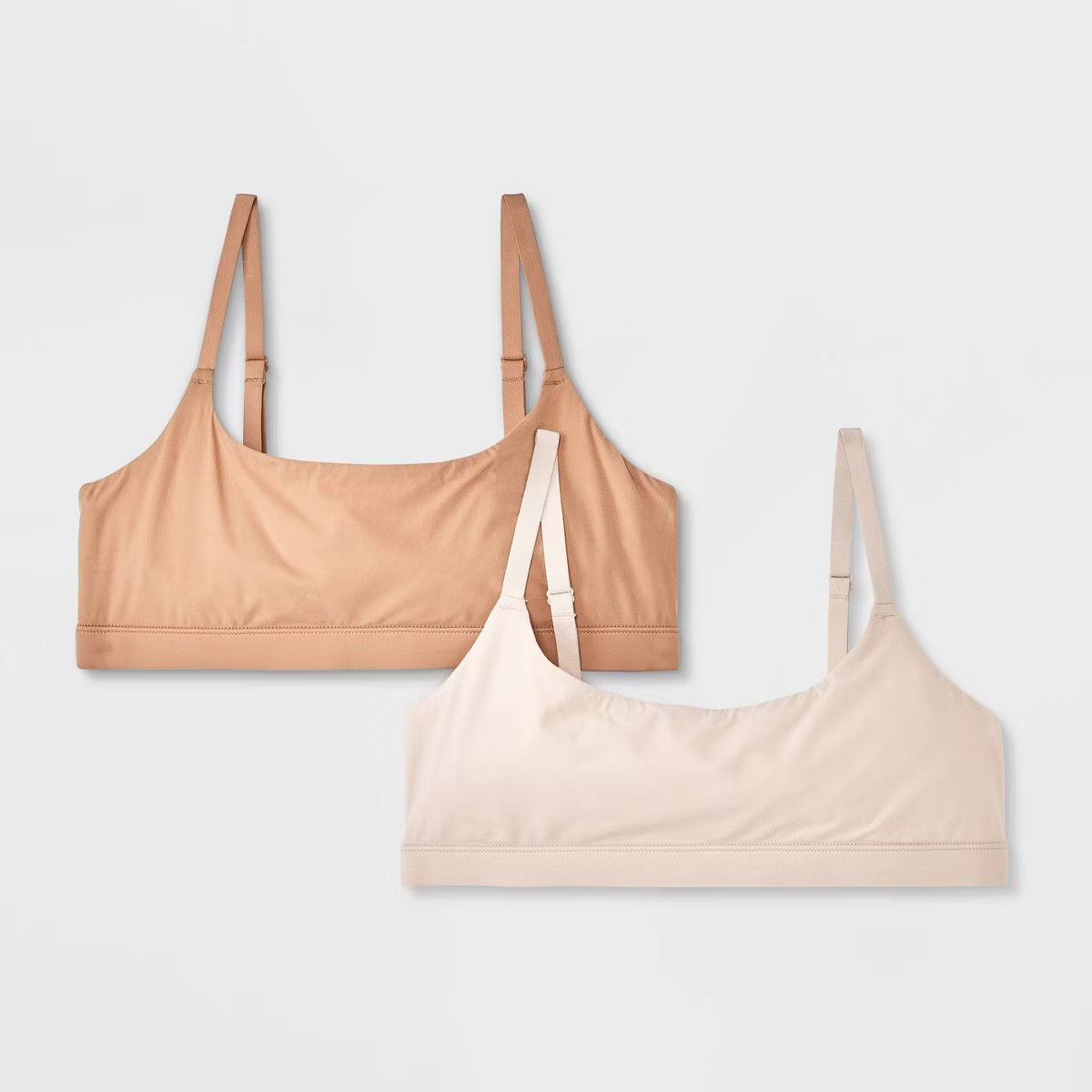 Girls' 2pk Fits All Scoop Bra - art class™ | Target