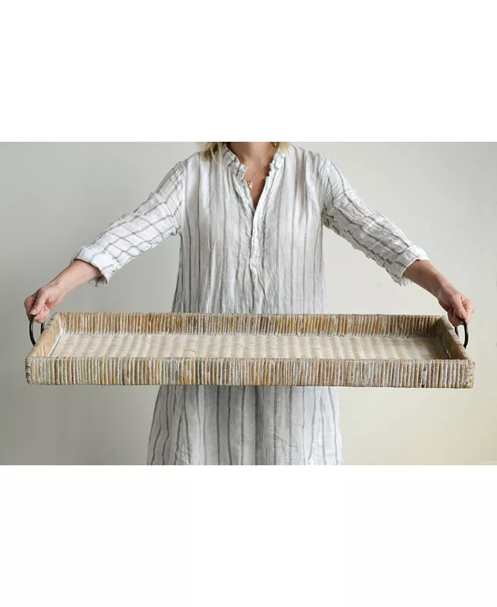 Studio Rattan Tray | Macys (US)