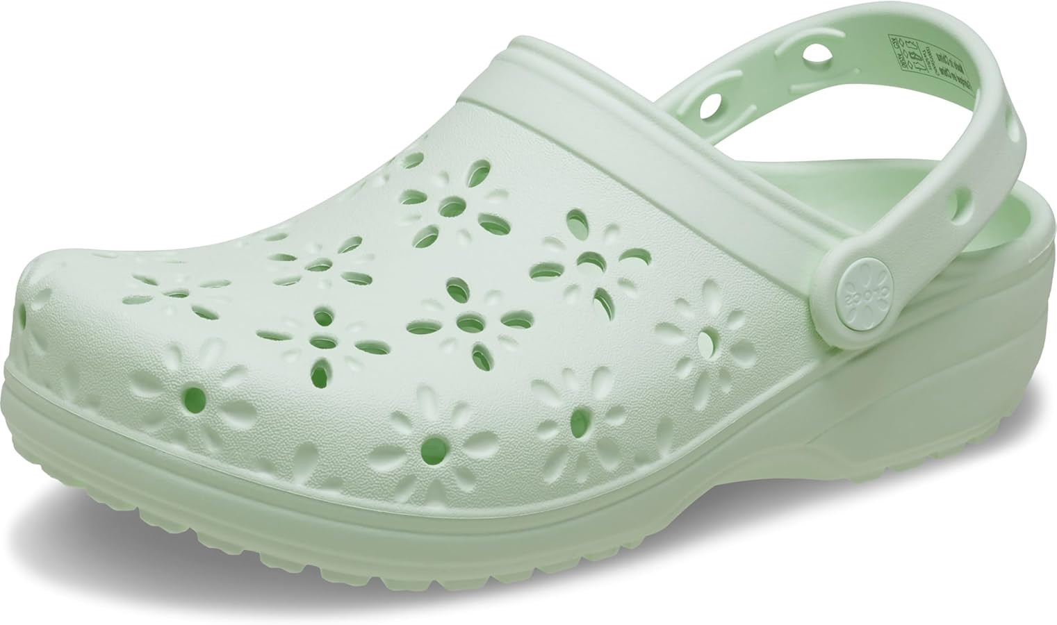 Crocs Unisex-Adult Classic Clogs with Floral Cut Out Design | Amazon (US)
