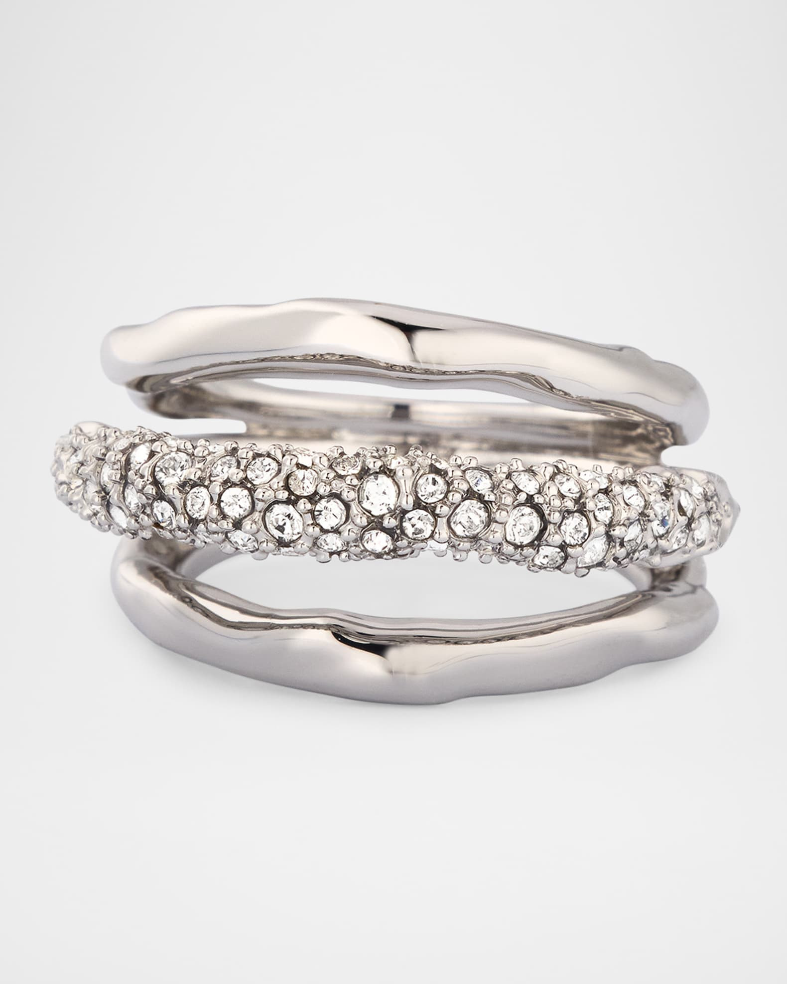 Solanales Crystal Orbitting Ring | Neiman Marcus