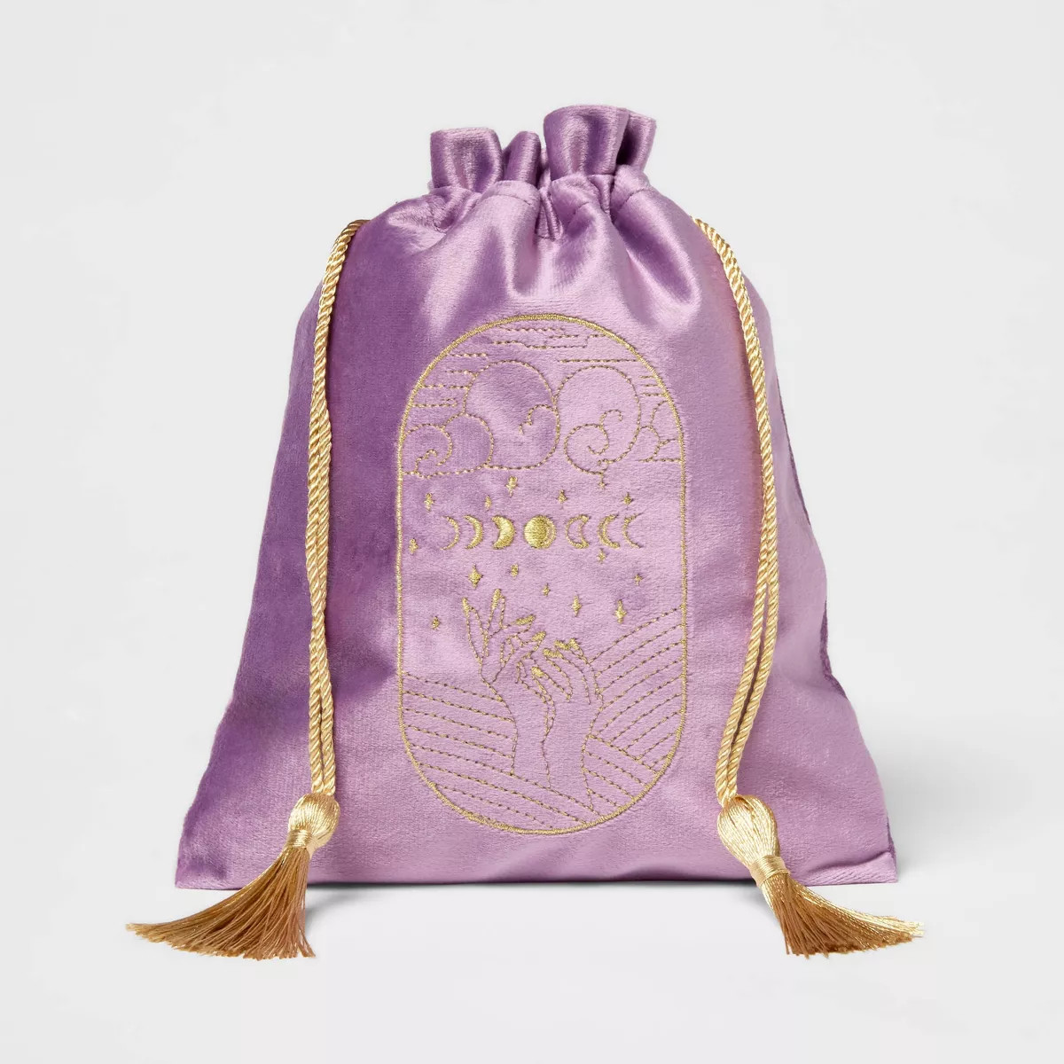 Velvet Drawstring Closure Pouch Messenger Bag - Spritz™ | Target