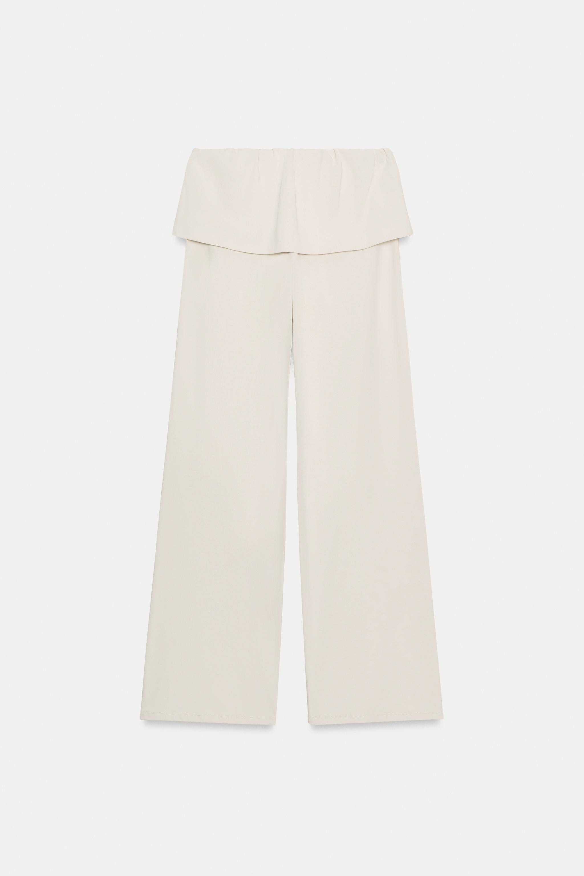 HEAVY COTTON SASH PANTS | Zara US