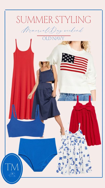 Summer styling - Memorial Day weekend Old Navy looks under $50 + currently all on sale 

#LTKSaleAlert #LTKSwim #LTKFindsUnder50