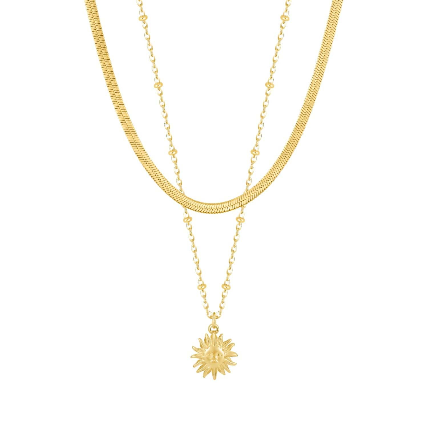 BOHOMOON Helios Necklace Set | Waterproof & Tarnish Free Stainless | Bohomoon UK