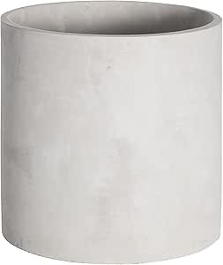 Pageqiu Plant Pots - 5.5 inch Cement Planters Indoor - Modern Grey Flower Pot with Drainage Hole ... | Amazon (US)