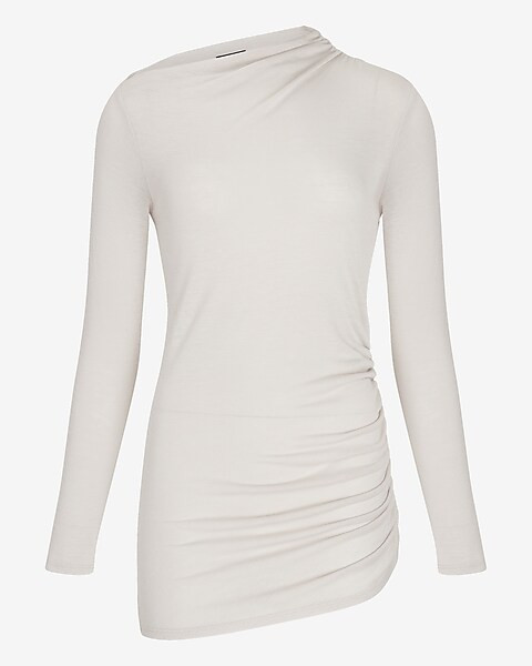 Express X You Ruched Long Sleeve Tee | Express