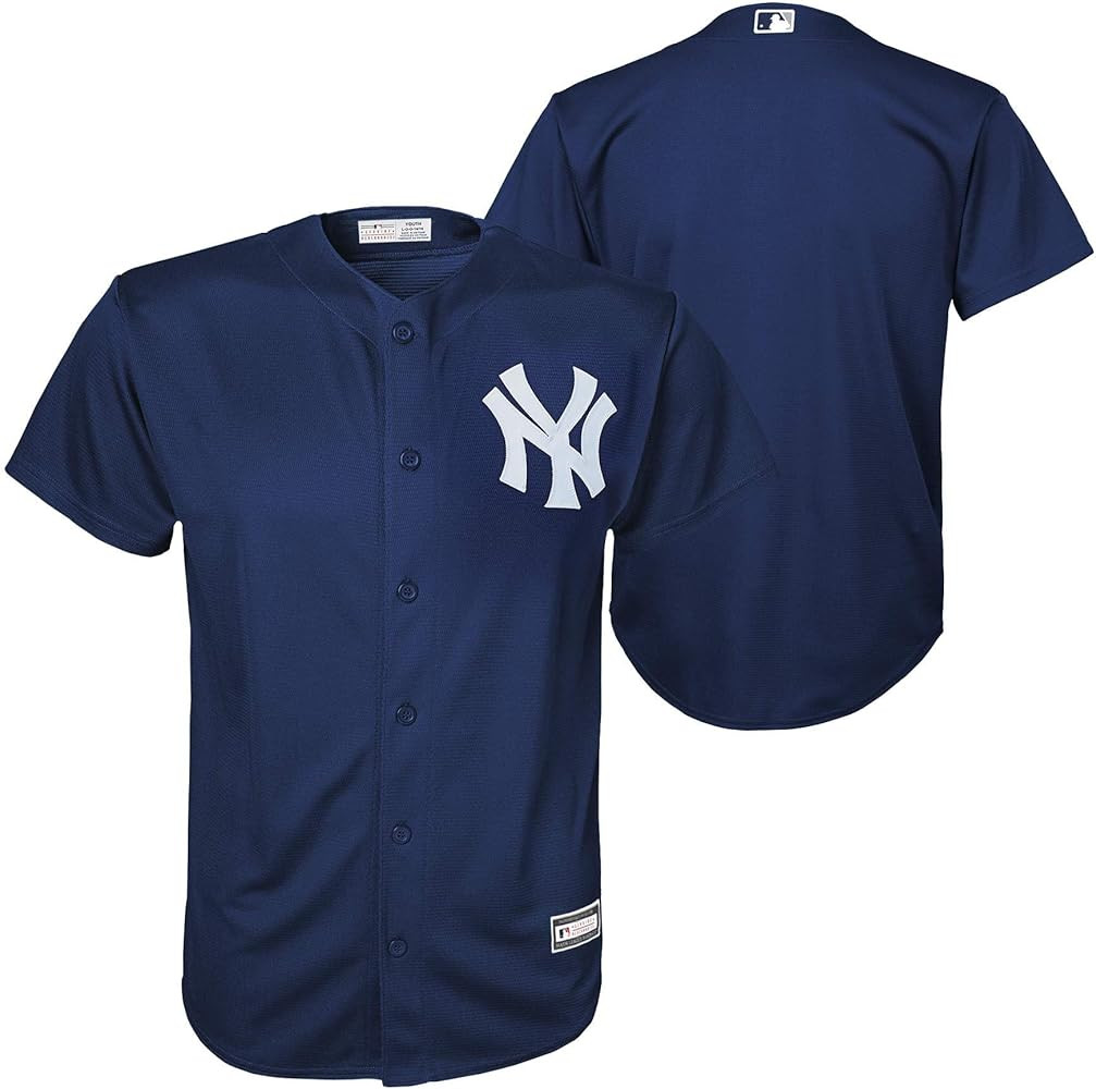 New York Yankees MLB Kids Youth 4-20 Navy Alternate Team Jersey | Amazon (US)